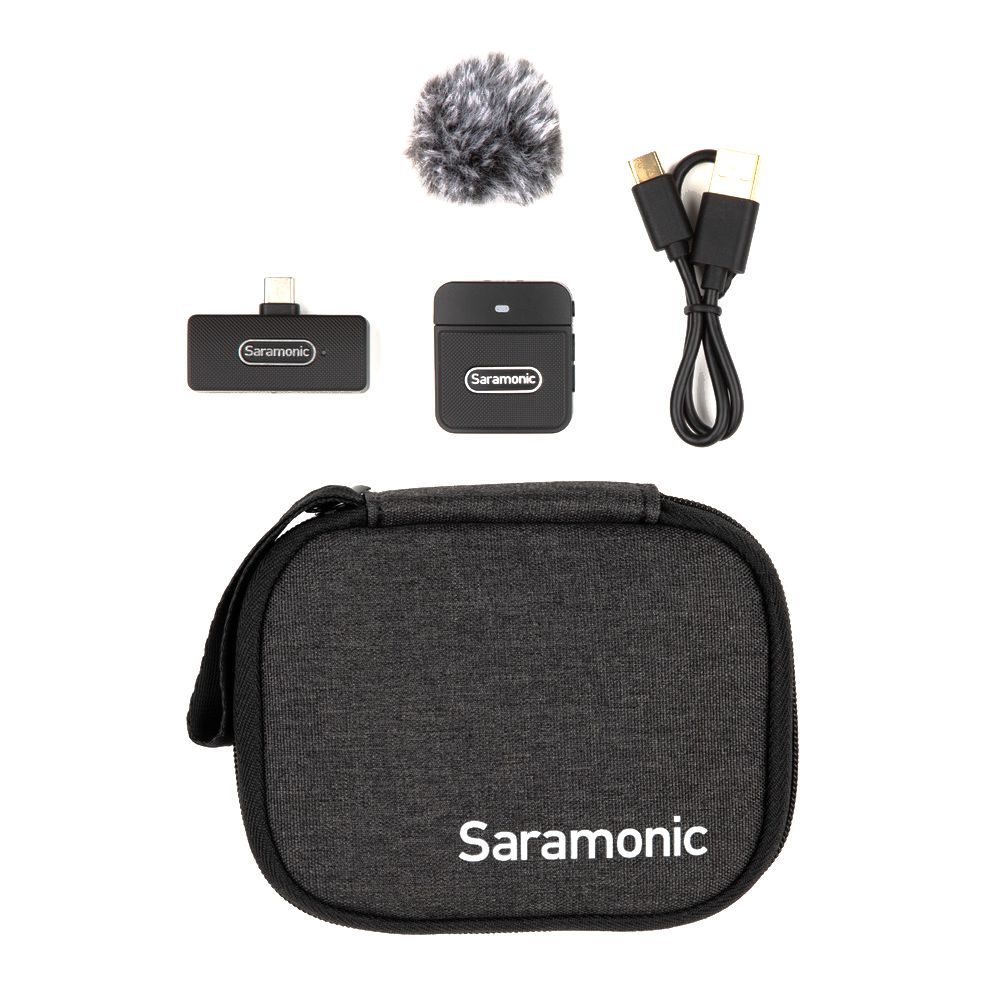 Saramonics Blink100 B5 Ultracompact 2.4GHz Dual-Channel Wireless Microphone System For Android