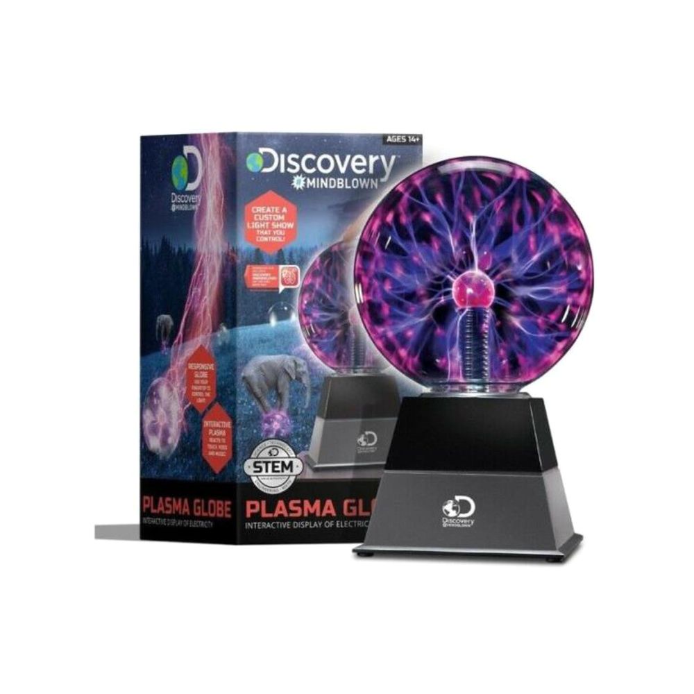 Discovery Mindblown Plasma Globe Interactive Electricity Display