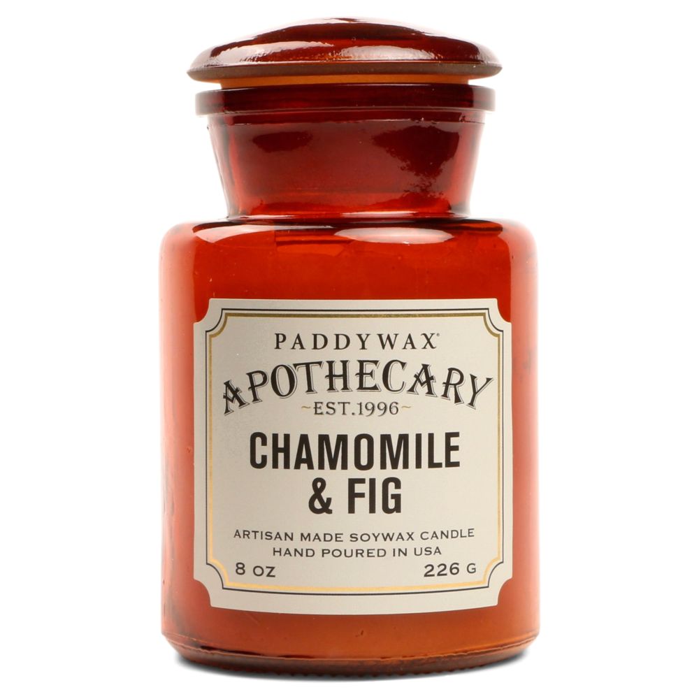 Paddywax Apothecary Glass Candle Chamomile & Fig 8Oz