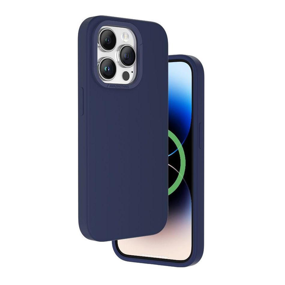 AmazingThing Smoothiel MagSafe DP Case for iPhone 14 Pro - Navy Blue