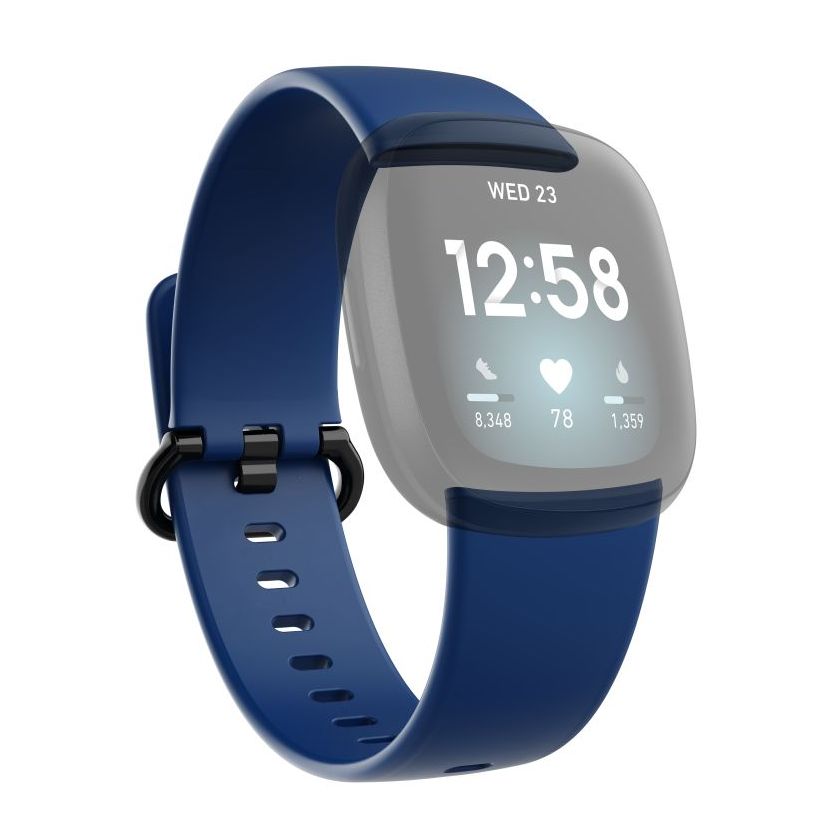 Hama 86244 Fitbit Versa 3/4/Sense 2 Replacement Wrist Strap - Dark Blue