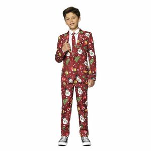 Suitmeister Christmas Icons Light Up Kids Costume Suit Red