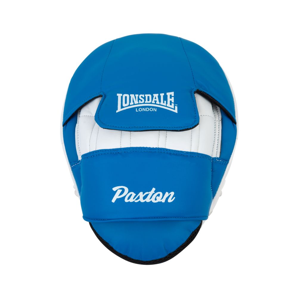 Lonsdale Paxton Artificial Leather Hook & Jab Pads (1 Pair) - Blue/White - One Size
