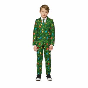 Suitmeister Christmas Tree Light Up Kids Costume Suit Green
