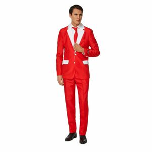 Suitmeister Santa Outfit Adult Christmas Costume Suit Red