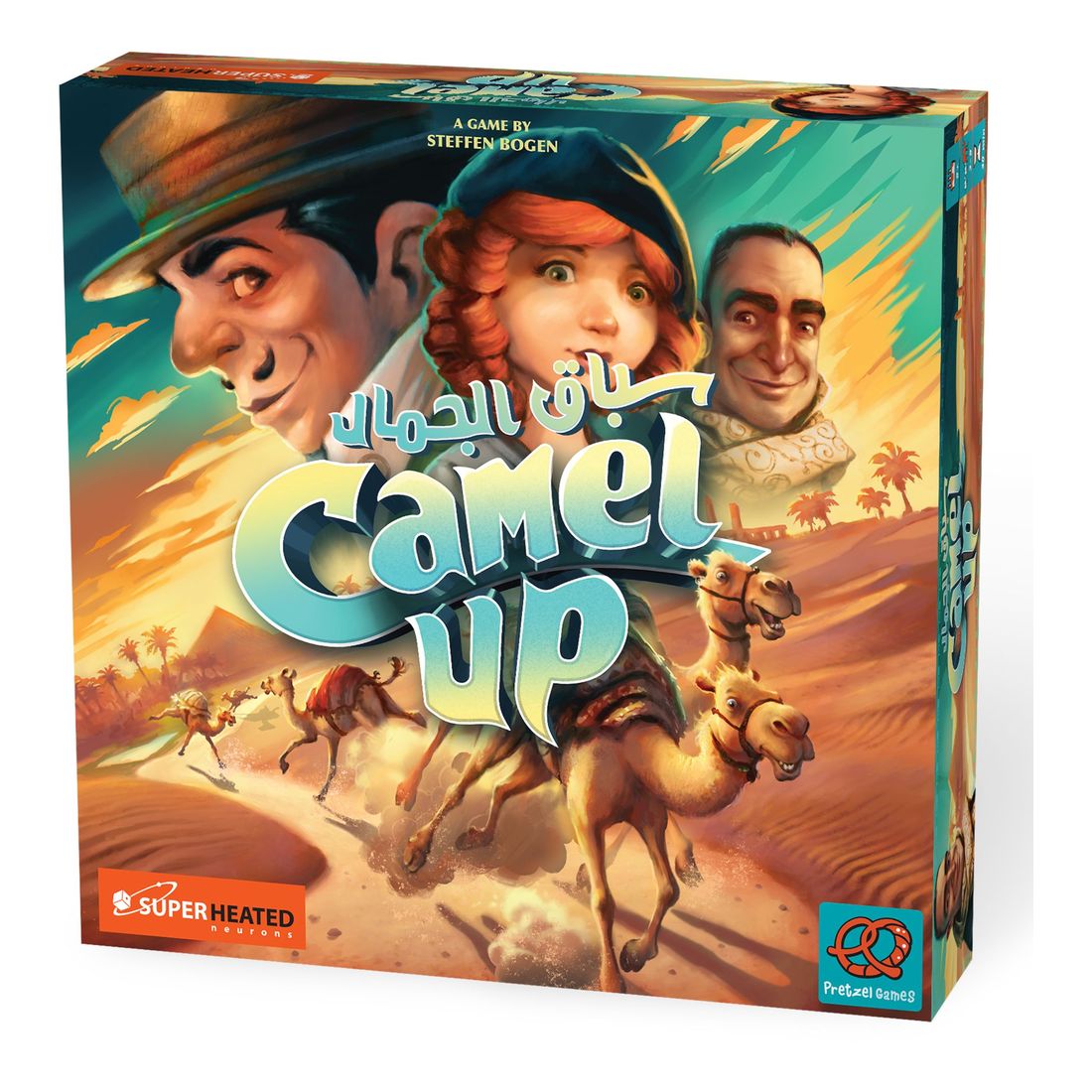 Superheated Neurons Camel Up Edition 2 Board Game (English/French/Arabic)