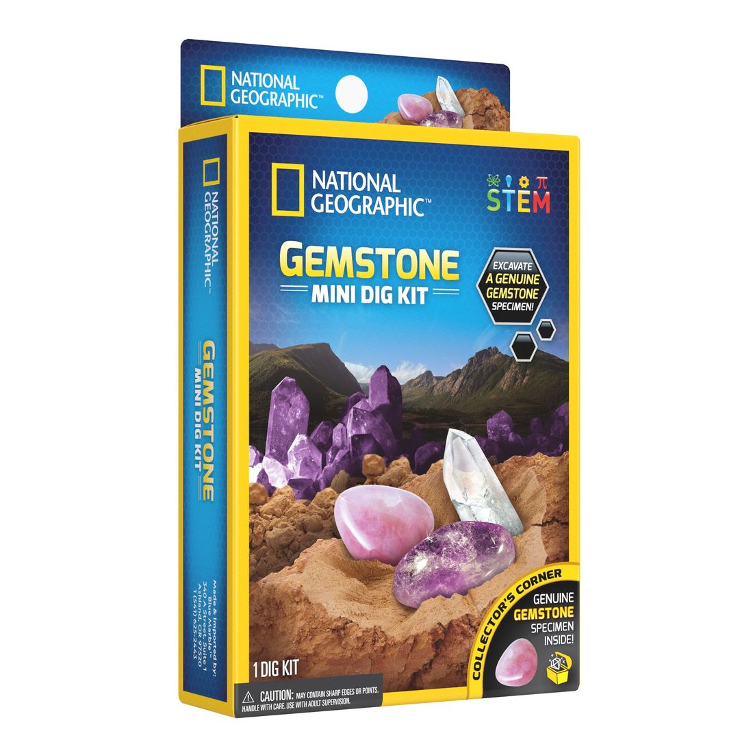 National Geographic Carded Gemstone Mini Dig Kit