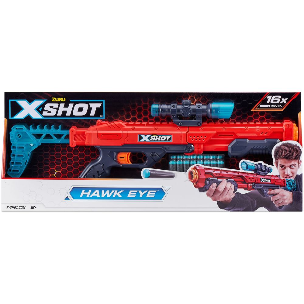 Zuru X-Shot Excel Hawk Eye Blaster (16 Darts)