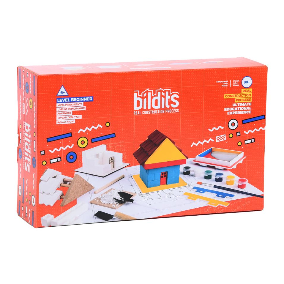 Bildits House Building Kit - Beginner (80 Pieces)