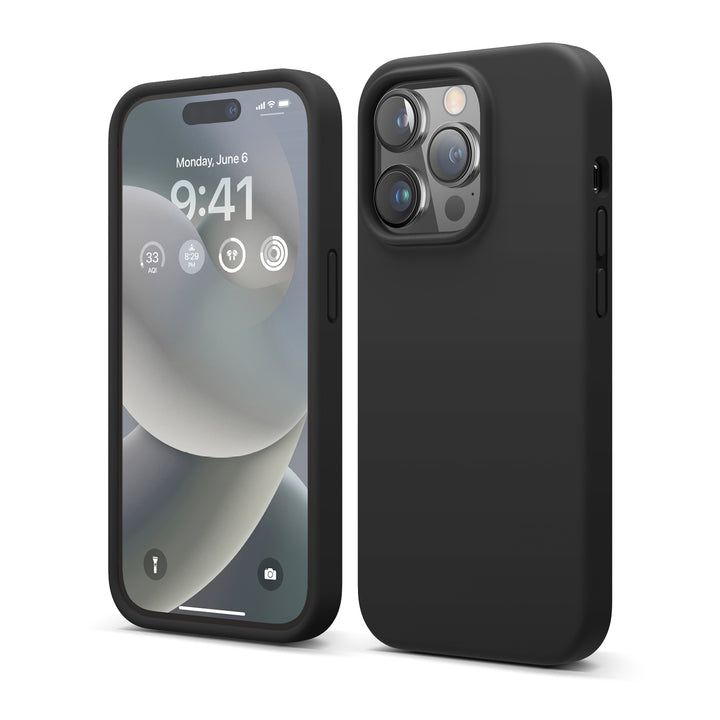 Elago Soft Silicone Case for iPhone 14 Pro - Black
