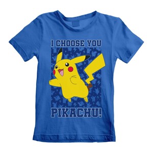 Heroes Inc Pokemon I Choose You Kids Unisex T-Shirt Blue