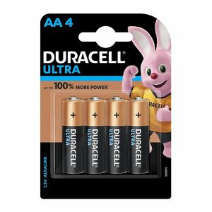 Duracell Ultra Aa Alkaline Battery 4X 32053