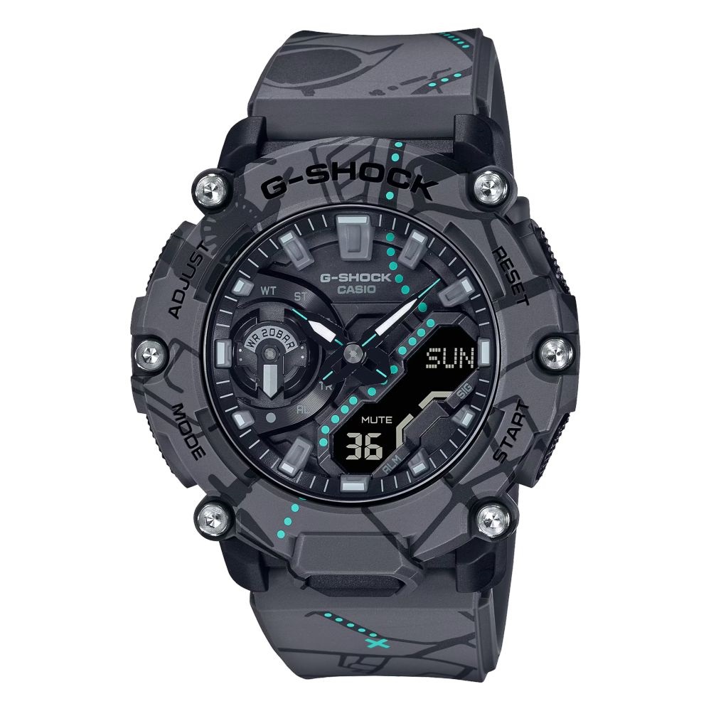 Casio G-Shock GA-2200SBY-8ADR Analog Digital Men's Watch Grey