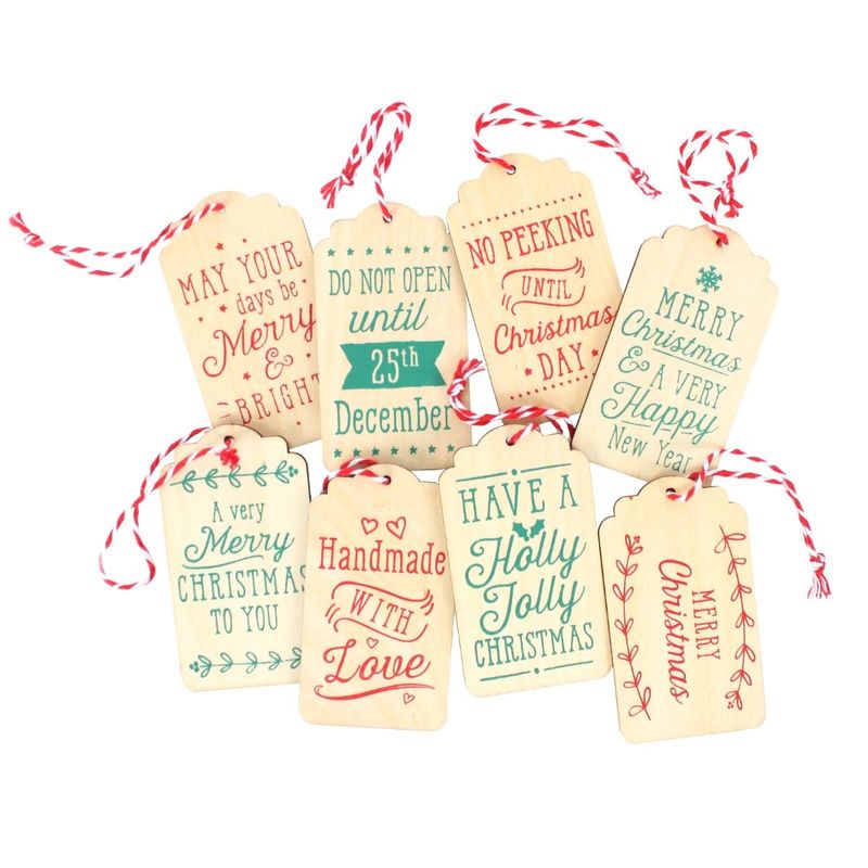 Something Different Xmas Wooden Gift Tags