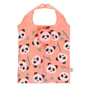 Something Different Penelope Panda Foldable Shopping Bag