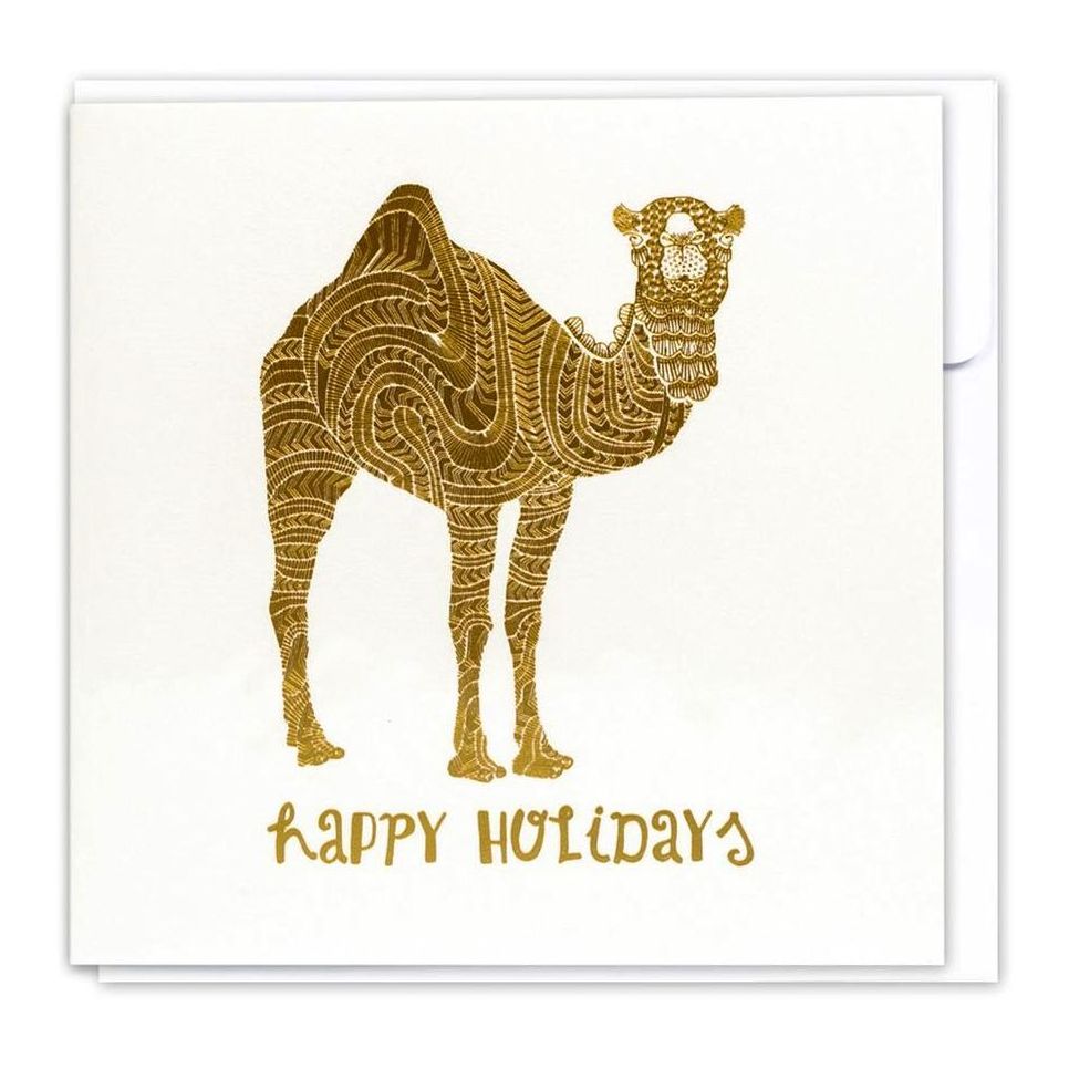 Little Majlis Happy Holidays Gold Greeting Card