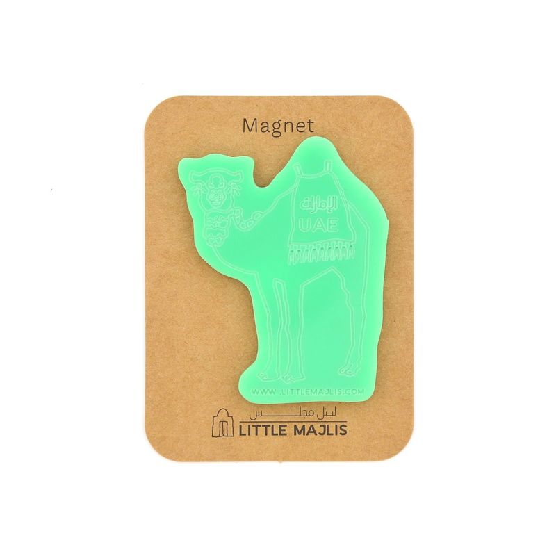 Little Majlis Camel Magnet Turquoise Desk Accessory
