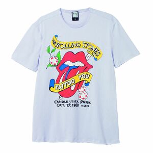Amplified The Rolling Stones Tattoo You Unisex T-Shirt Purple Phaze
