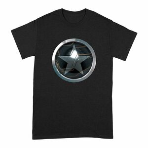 Marvel The Falcon And The Winter Star Emblem Men's T-Shirt Black
