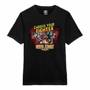 PC Merch Mortal Kombat Choose Your Fighter Men's T-Shirt Black