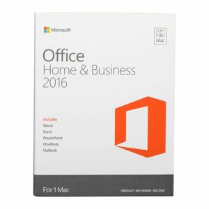 Microsoft Office 2016 - Home & Business (1 Mac)