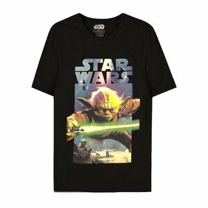 Difuzed Star Wars Yoda Poster Men's T-Shirt Black