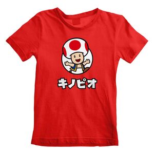 Heroes Inc Nintendo Super Mario Toad Kids T-Shirt Red