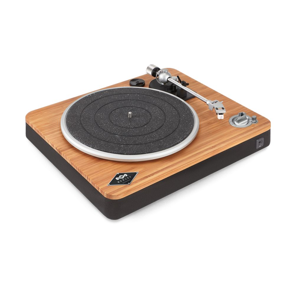 House of Marley Stir It Up Bluetooth Belt-Drive Turntable with Built-in Preamp & AT3600L Cartridge - Bamboo