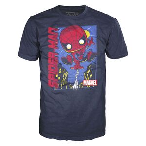 Funko Pop Tee Marvel Spider-Man Web Fling T-Shirt
