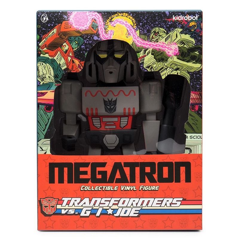 Kidrobot Transformers Vs G.I. Joe - Megatron Medium Figure By Tom Scioli