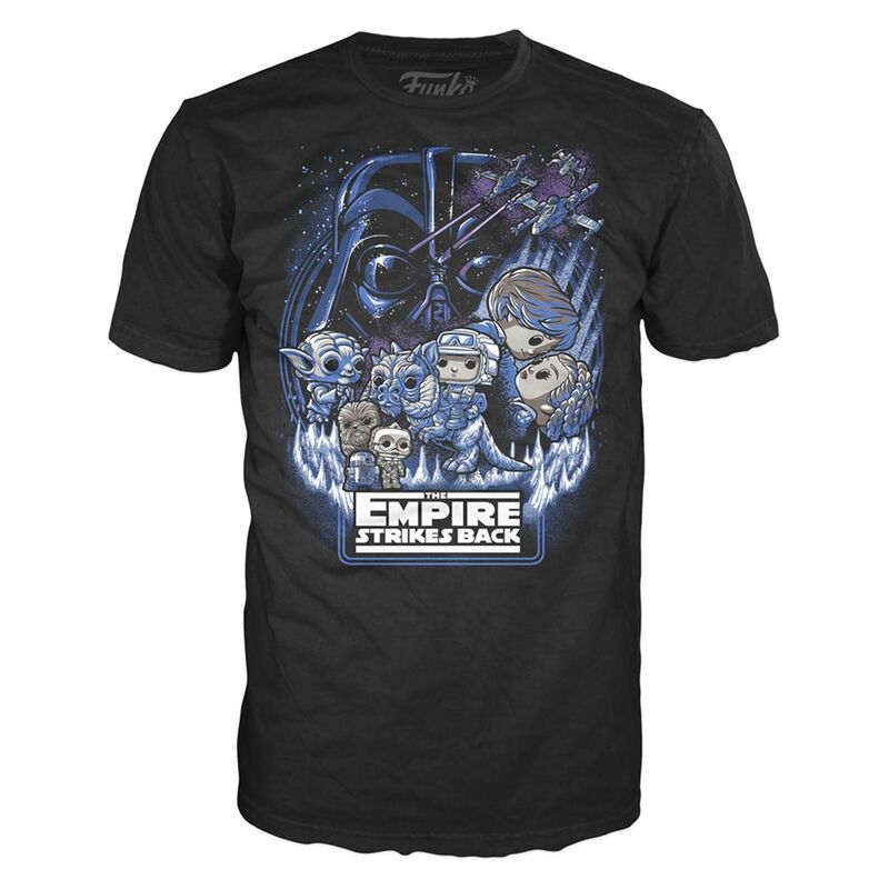 Funko Pop Tee Star Wars Empire Strikes Back Poster T-Shirt