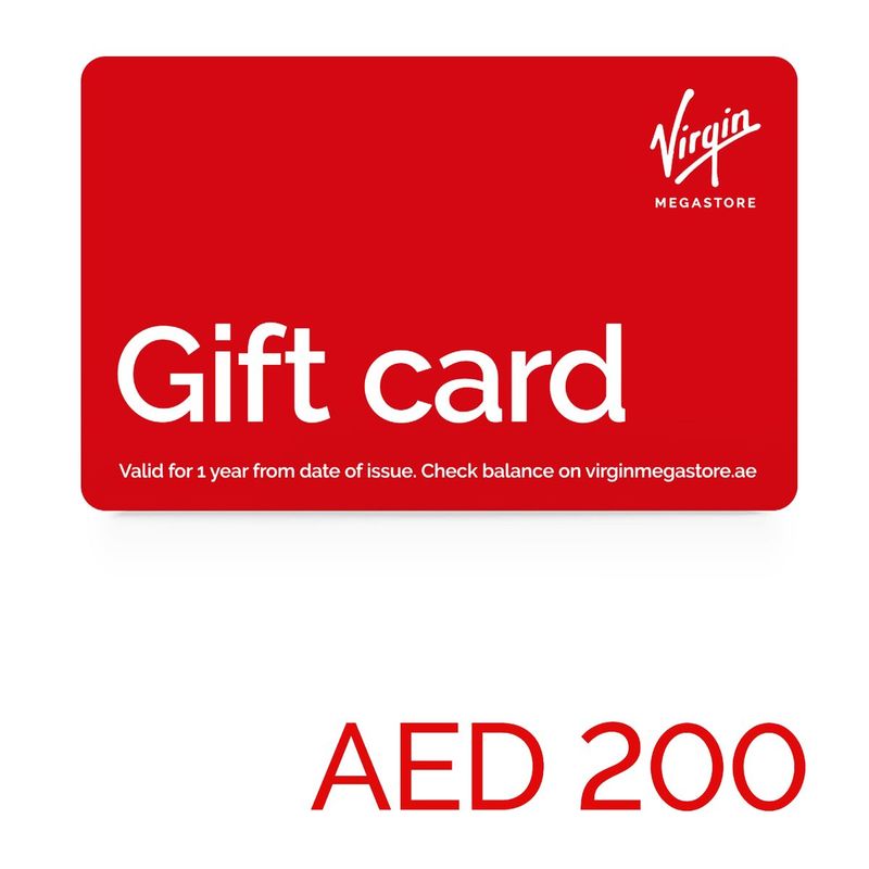 Virgin Megastore Gift Card - 200 AED