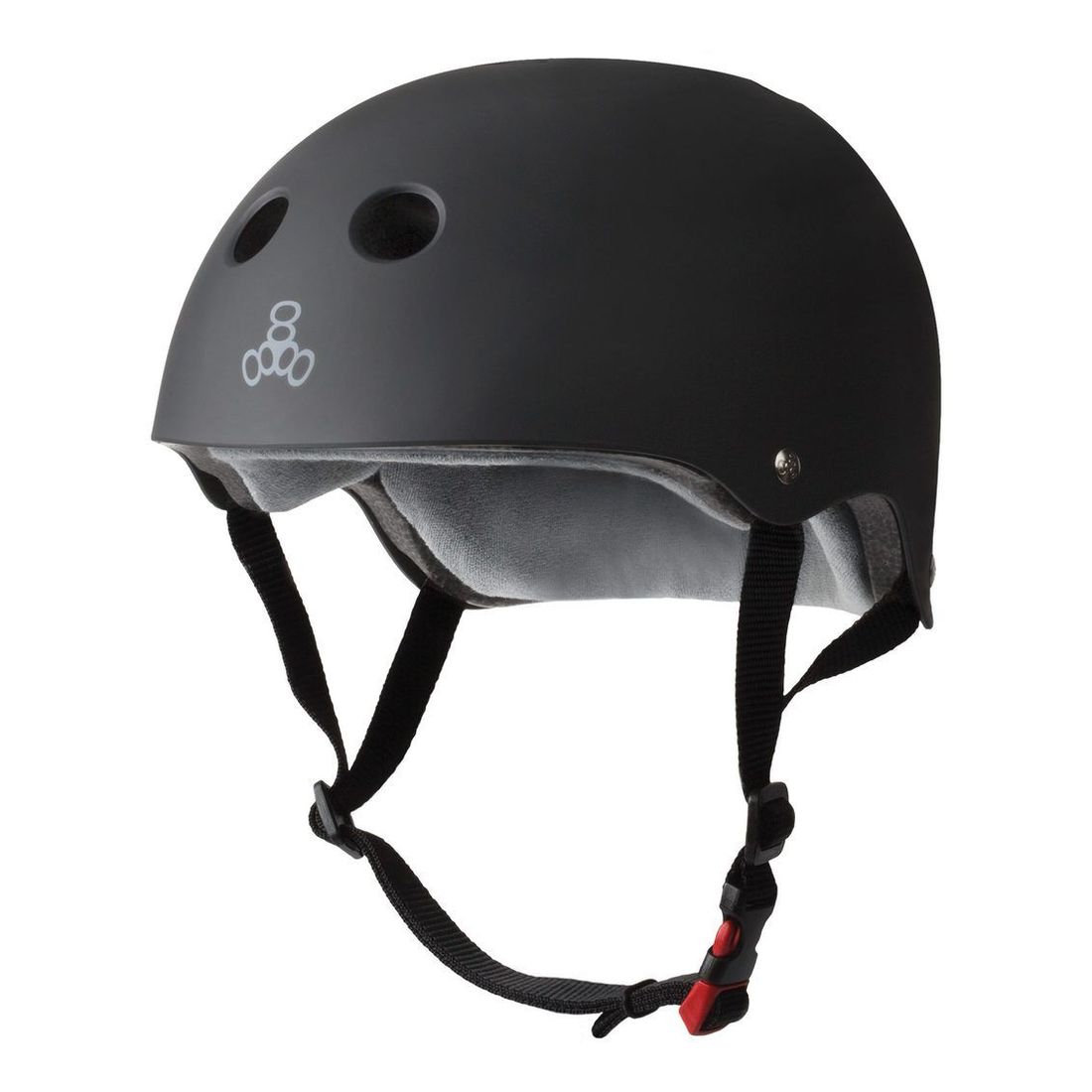 Triple 8 The Certified Sweatsaver Helmet Black Rubber 3600