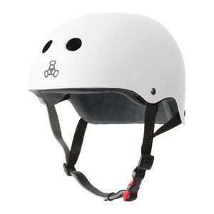 Triple 8 The Certified Sweatsaver Helmet White Rubber 3630