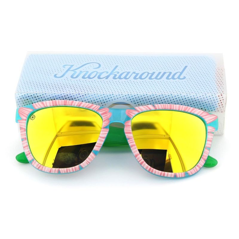 Knockaround Pink Daisy Premium Unisex Sunglasses