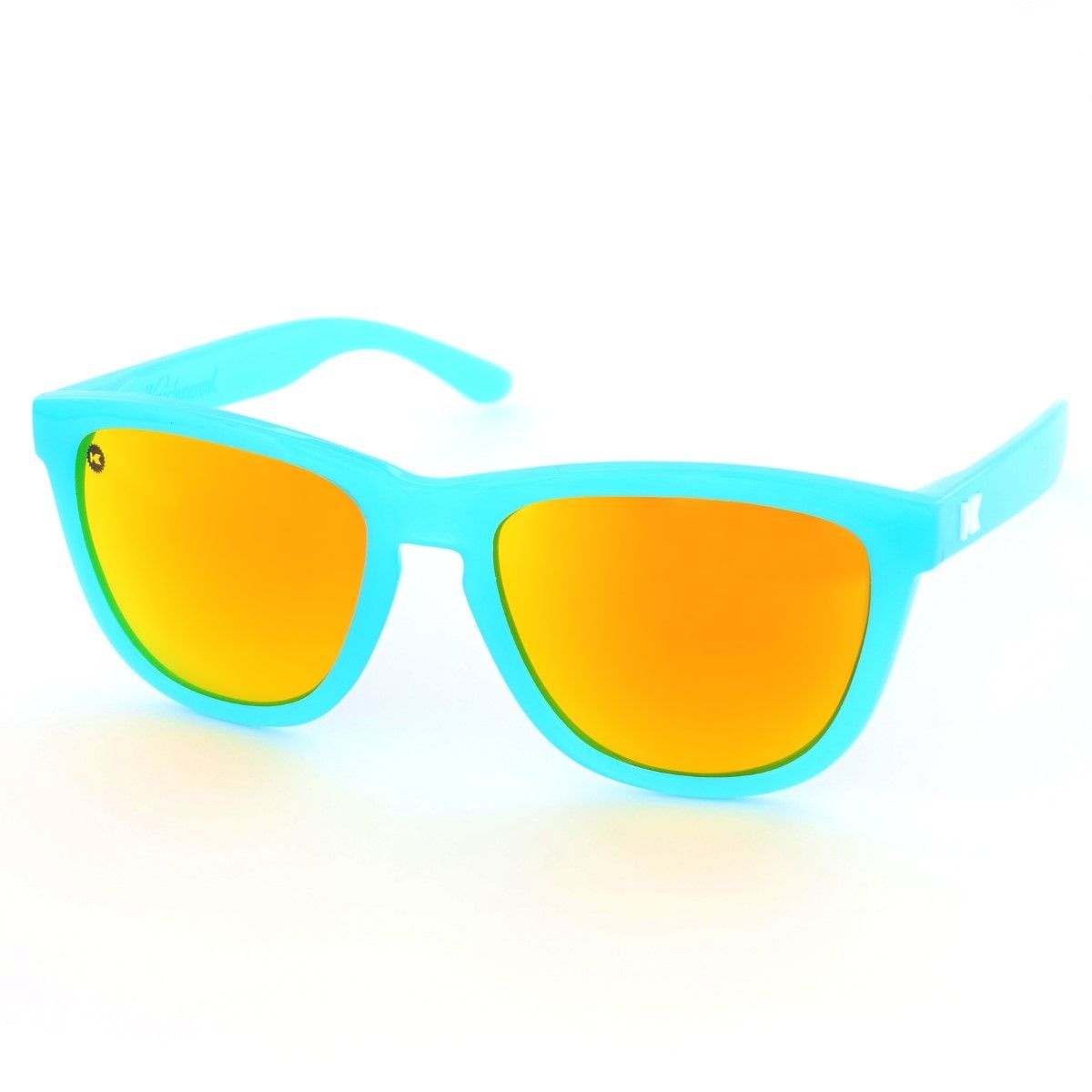 Knockaround Pool Blue/Polarized Sunset Premiums Unisex Sunglasses
