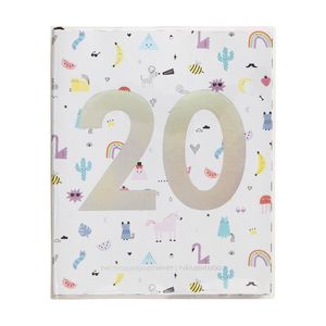 kikki.K 2020 Cute Weekly Diary Large Be Kind White