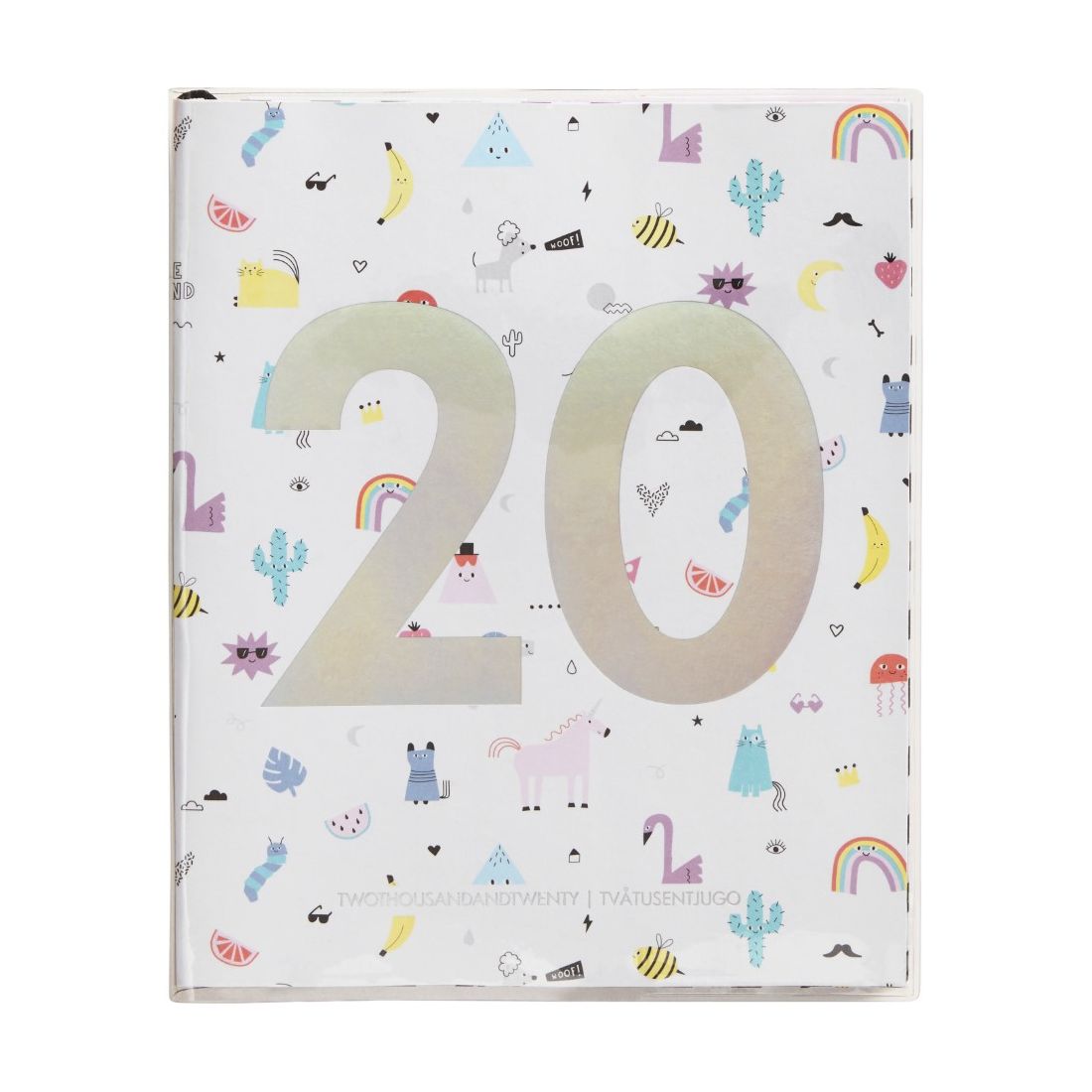 kikki.K 2020 Cute Weekly Diary Large Be Kind White