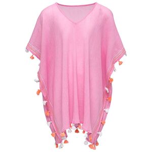 Snapperrock Pinkalicious Kids Tassel Cover Up - Pink
