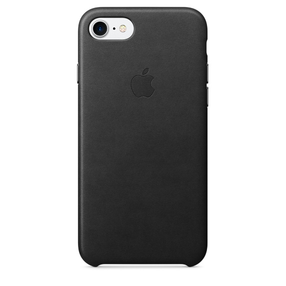 Apple Leather Case Black iPhone 8/7