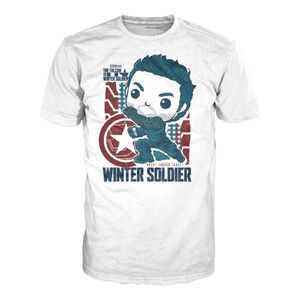 Funko Pop Tee Marvel Winter Bucky Poster Unisex T-Shirt