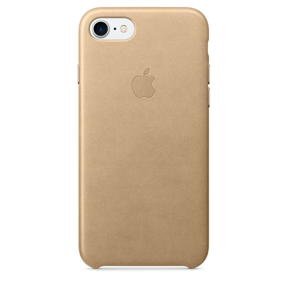 Apple Leather Case Tan iPhone 7