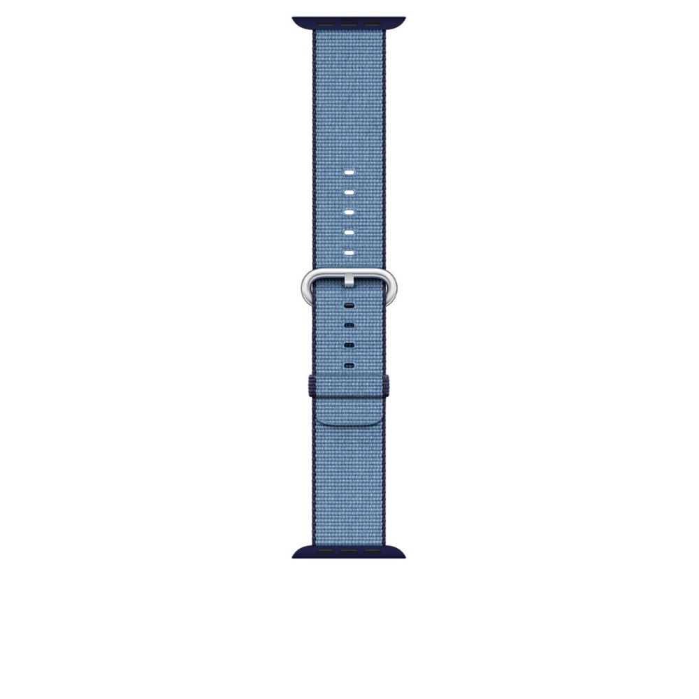 Apple Watch Woven Nylon Navy/Tahoe Blue 38mm (Compatible with Apple Watch 38/40/41mm)