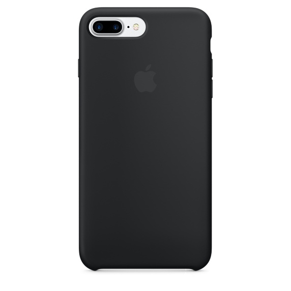 Apple Silicone Case Black iPhone 8/7 Plus