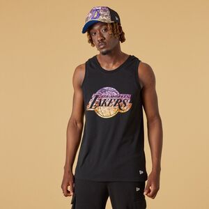 New Era NBA Team Print Los Angeles Lakers Men's Tank Top - Black