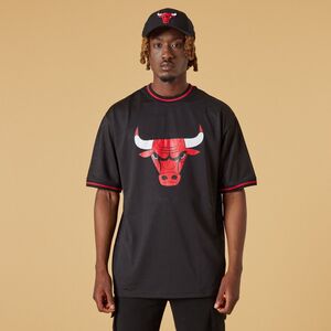 New Era NBA Mesh Chicago Bulls Men's T-Shirt - Black