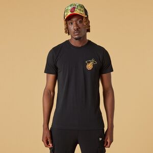 New Era NBA Miami Heat Back Body Print Men's T-Shirt - Black