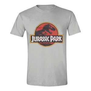 PC Merch Jurassic Park Muted Men's T-Shirt - Natural/Sand
