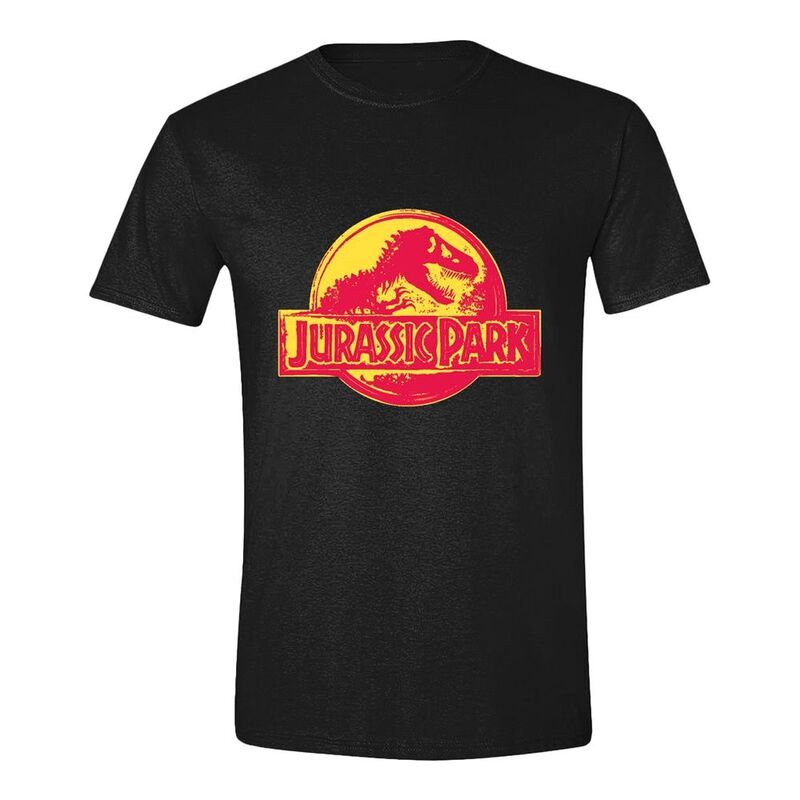 PC Merch Jurassic Park Sunset Logo Men's T-Shirt - Black
