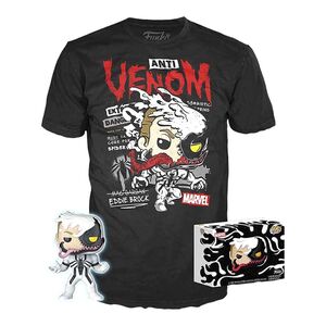 Funko Pop & Tee Marvel Anti-Venom Pop Figure & Unisex T-Shirt